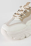 Lace-up fastening sneakers