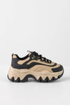 Lace-up fastening sneakers