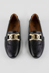 Loafers with chain