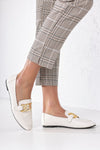 Loafers with chain