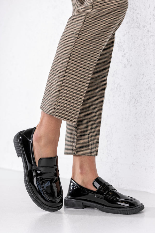 Women patent loafers