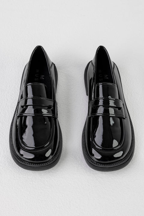 Women patent loafers