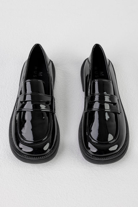 Women patent loafers