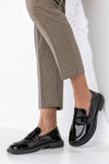 Women patent loafers