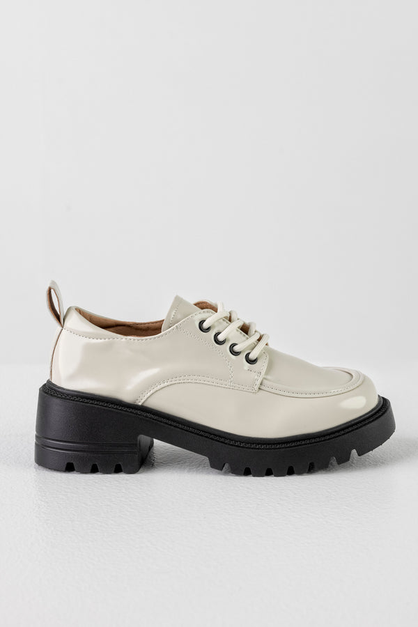 Chunky-sole derby shoes