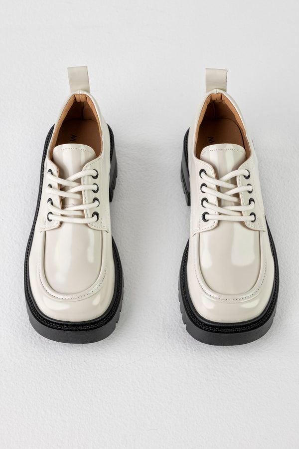 Chunky-sole derby shoes