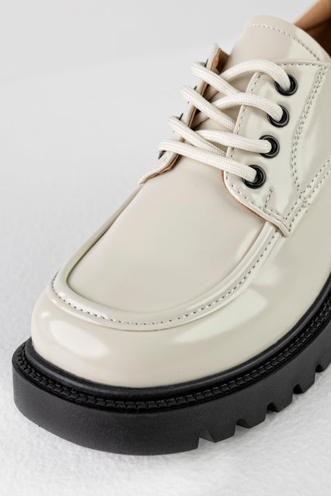 Chunky-sole derby shoes