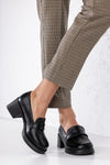 Heeled loafers