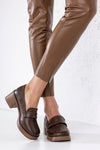 Heeled loafers