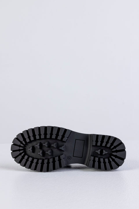 Chunky sole loafers with chain