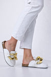 Chain loafer mules