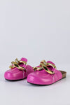 Chain loafer mules