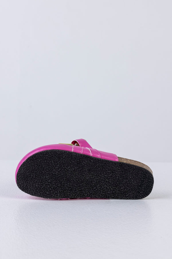 Chain loafer mules