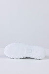 Knitted sneakers with laces
