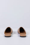 Flat sole mules