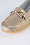 Mocassins en cuir avec ruban