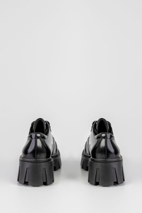 Chunky-sole derby shoes
