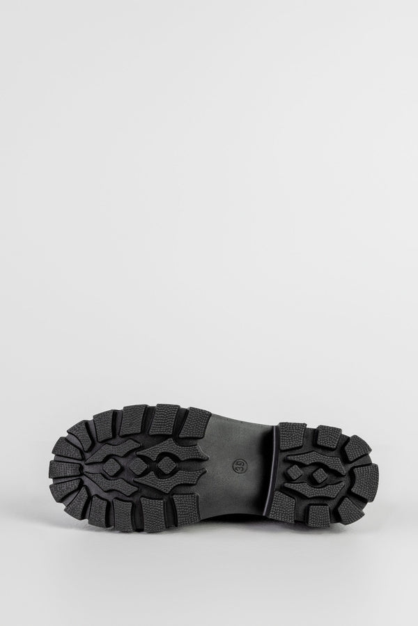 Chunky-sole derby shoes