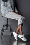 Platform sole sneakers