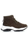 Lace up sneaker boots