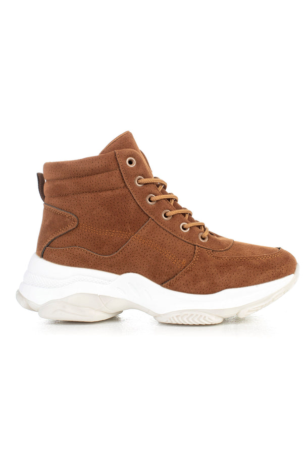 Lace up sneaker boots
