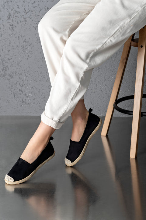 Slip-on , flat sole shoes