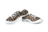 Lace-up, flat sole textile sneakers