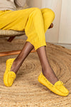 Moccasins with ribbon
