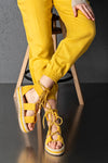 Flatform espadrille sandals