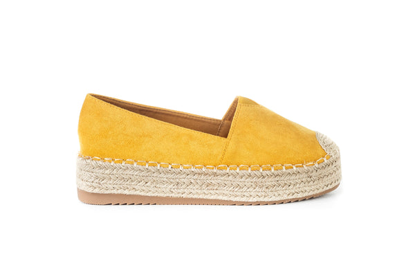 Slip-on, flatform espadrilles