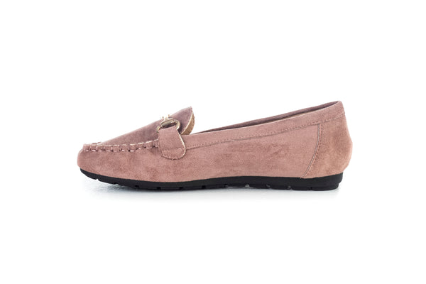 Moccasins with buckle
