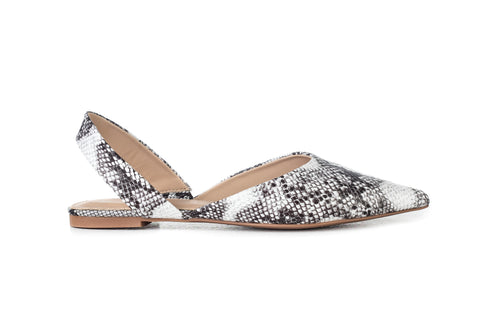 Slingback, pointed toe shoes