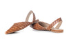 Slingback, pointed toe shoes