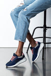 Lace up sneakers