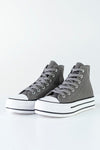 High top textile sneakers
