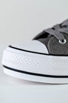 High top textile sneakers