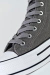 High top textile sneakers