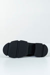 Chunky sole boots with elatic at sides