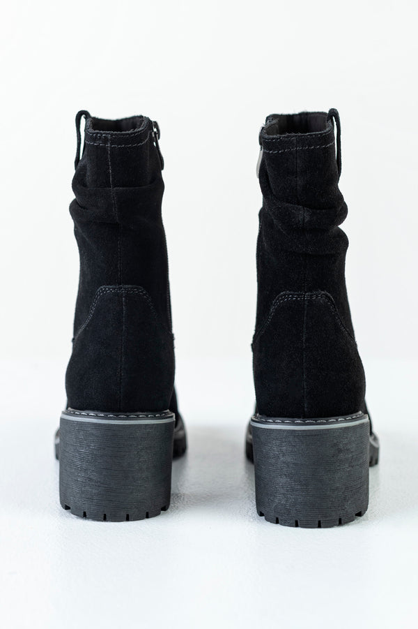Leather boots