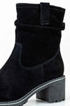 Leather boots