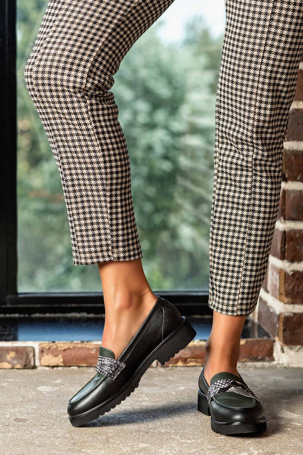 Leather loafers