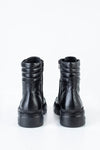 Leather lace-up boots
