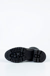 Leather lace-up boots