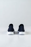 Knitted sneakers with laces