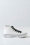 Lace-up fastening high top sneakers