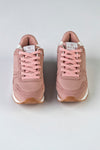 Lace-up fastening sneakers