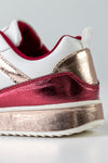 Lace-up fastening sneakers