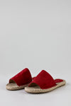 Espadrille slide sandals