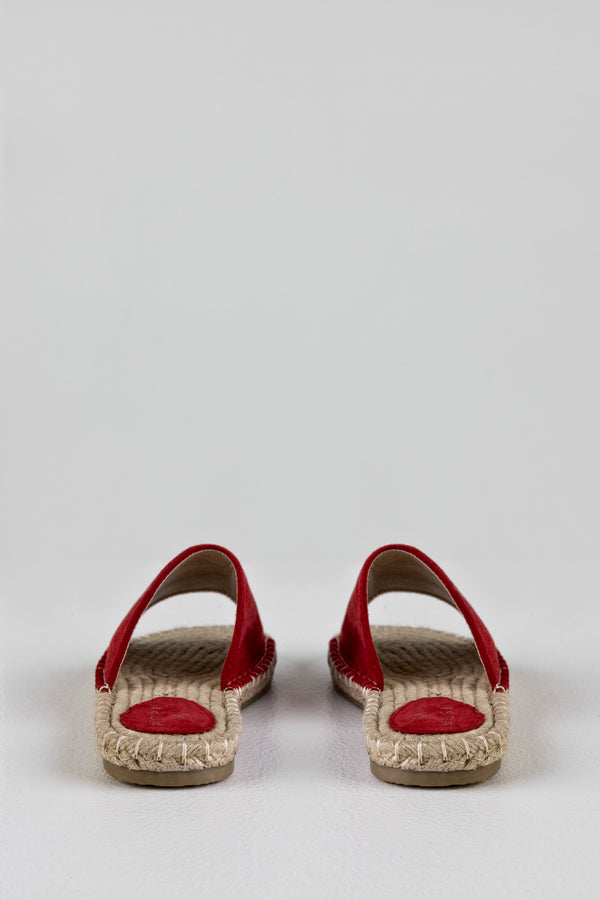Espadrille slide sandals