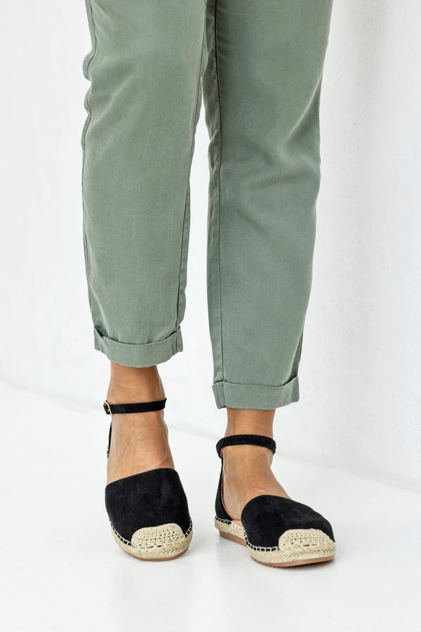 Two part espadrille shoes
